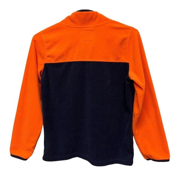 OSHKOSH B'gosh Fleece Colorblock Henley Orange Blue Size Youth 10/12 - Picture 2 of 4